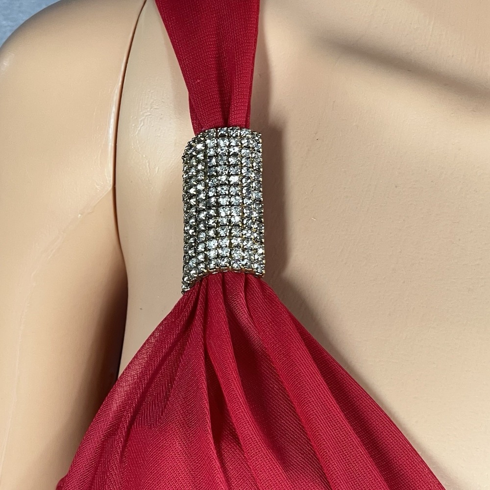 Dj Jaz Red Mini Cocktail‎ Dress Size 8 - Picture 3 of 9